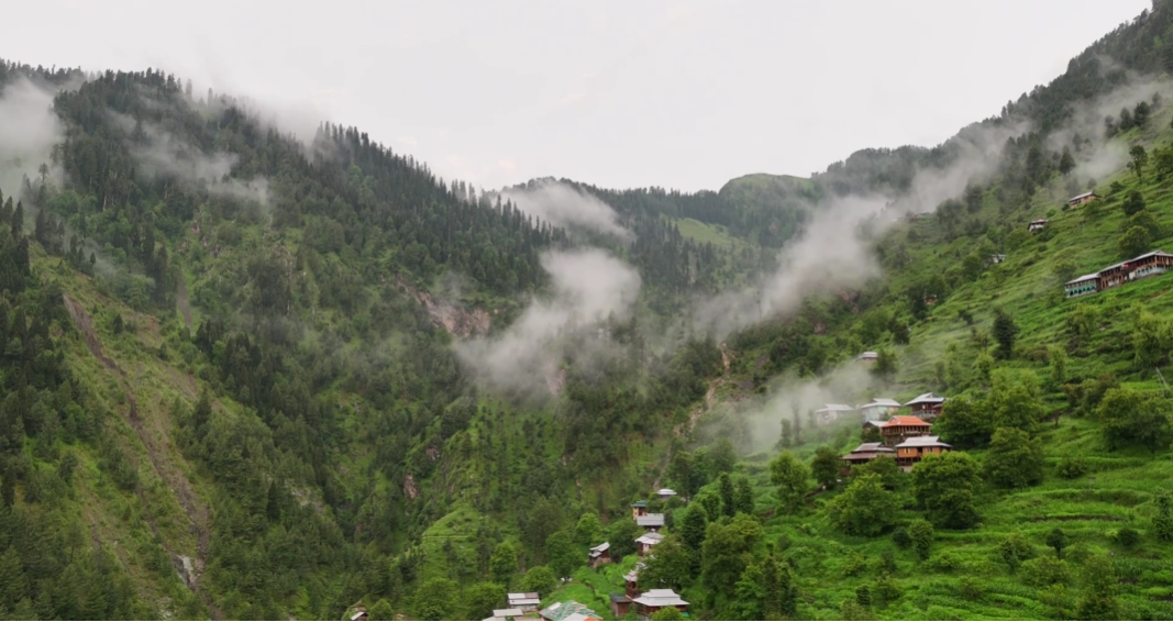 Mist over Neelum Valley